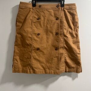 Pendleton Women's Mustard Savanna Sun Linen Blend Skirt